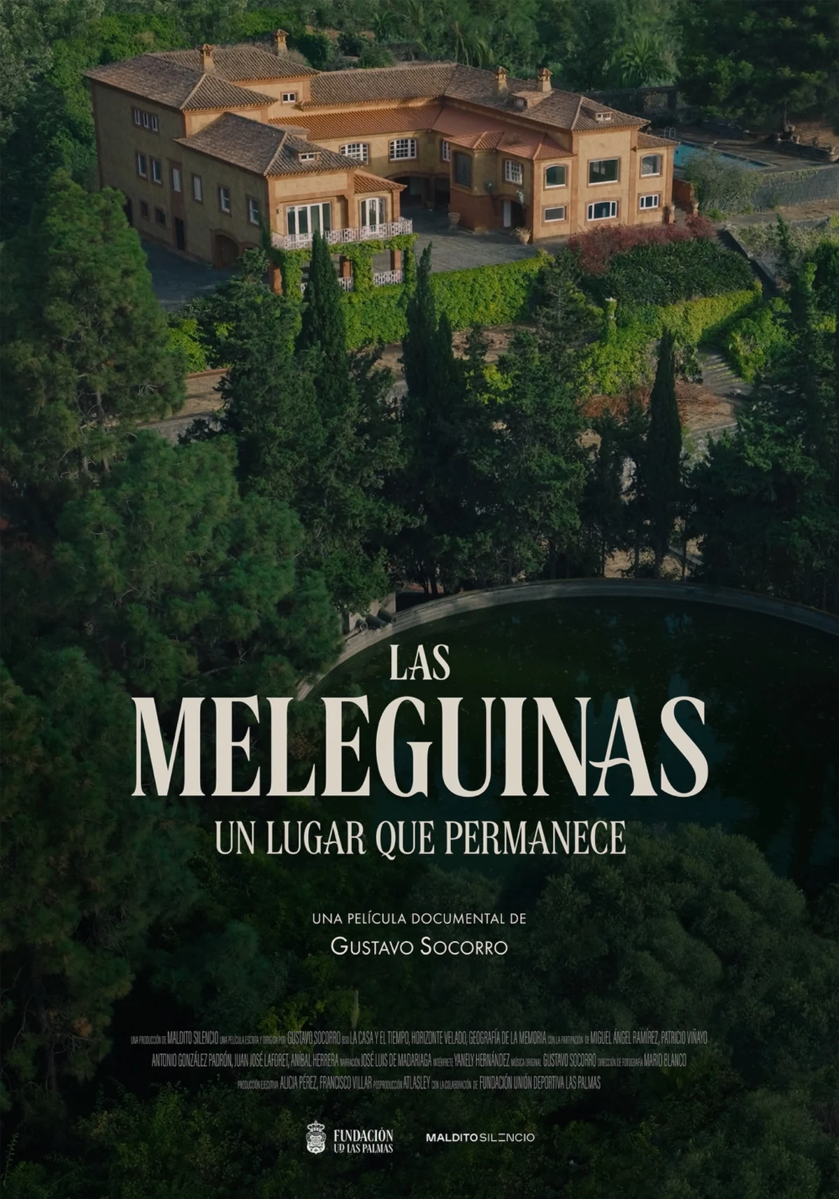 Cartel oficial de Las Meleguinas. Un lugar que permanece, documental de Gustavo Socorro